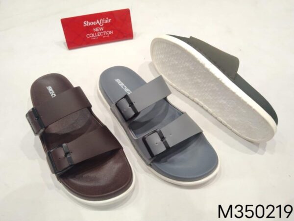 Men's Double-Buckle Slide
