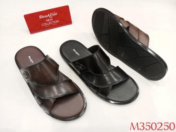 Men's Leather Buckle Slide