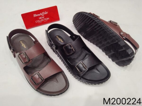 Men's Twin-Buckle Back-Strap Sandal