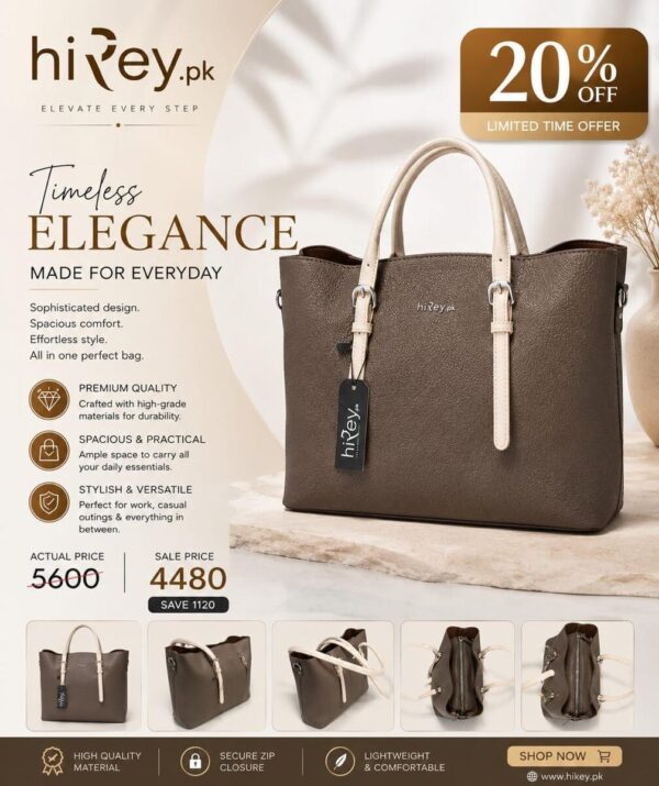 Timeless Buckle Tote Bag